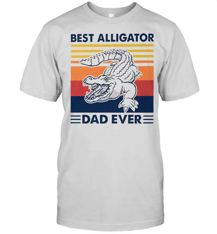 Best Alligators Dad ever vintage shirt