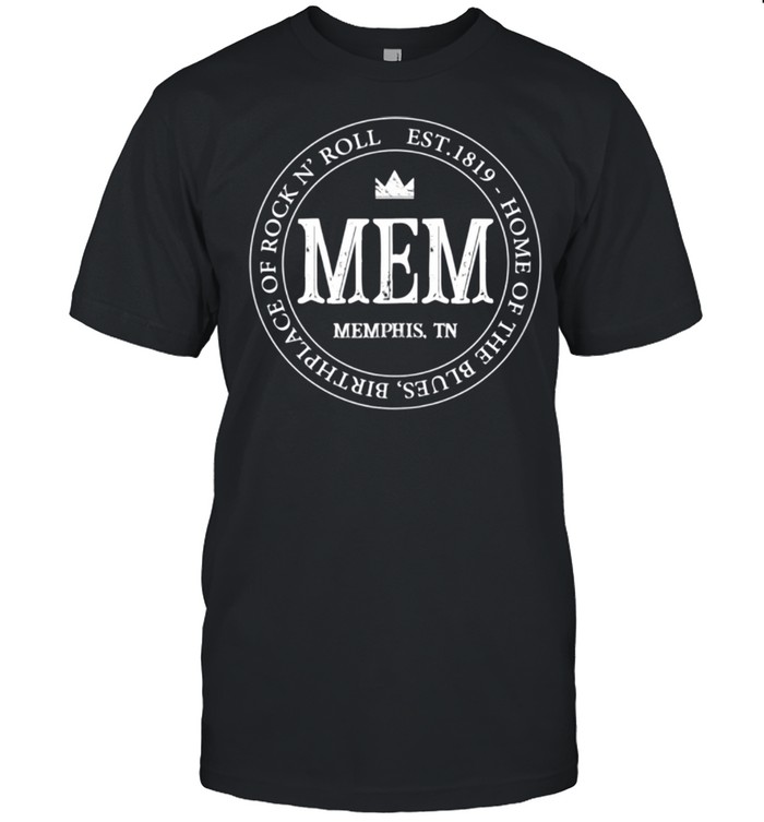 Memphis TN Tennessee Logo Patch Badge shirt