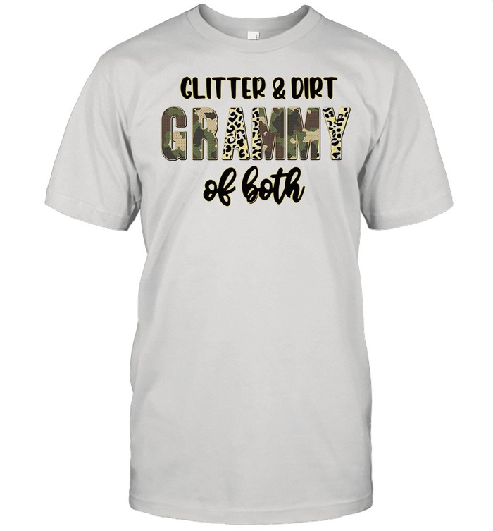 Glitter And Dirt Grammy Of Both Leopard Camo Plaid T-shirt Classic Men's T-shirt