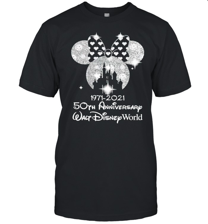 Minnie mouse 1971 2021 50th Anniversary Walt Disney world shirt
