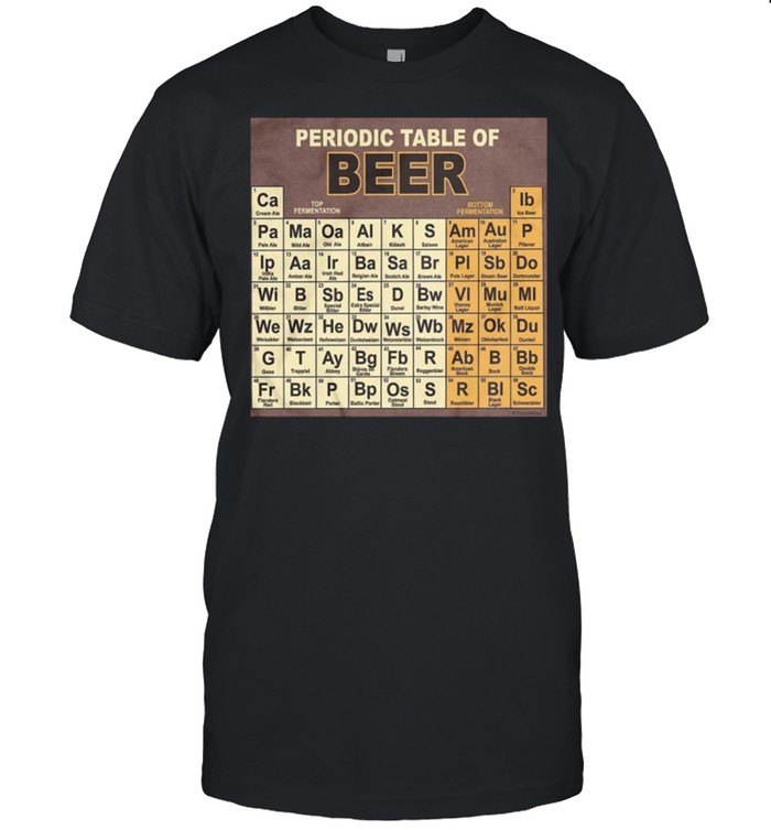 Periodic Table Of Beer shirt