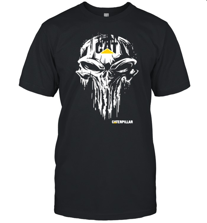 Punisher With Caterpillar Logo  Classic Men's T-shirt