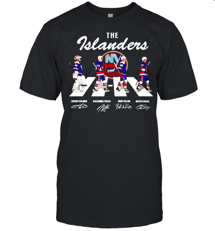 The Islanders mashup The Beatles Abbey Road signatures shirt Classic Men's T-shirt