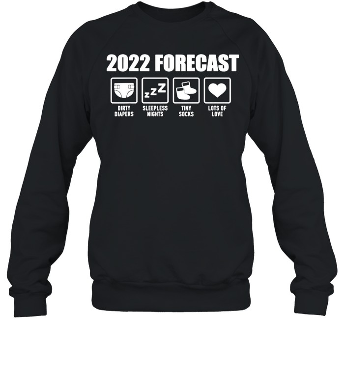 2022 Forecast Baby Pregnancy announcement Lots Of Love  Unisex Sweatshirt