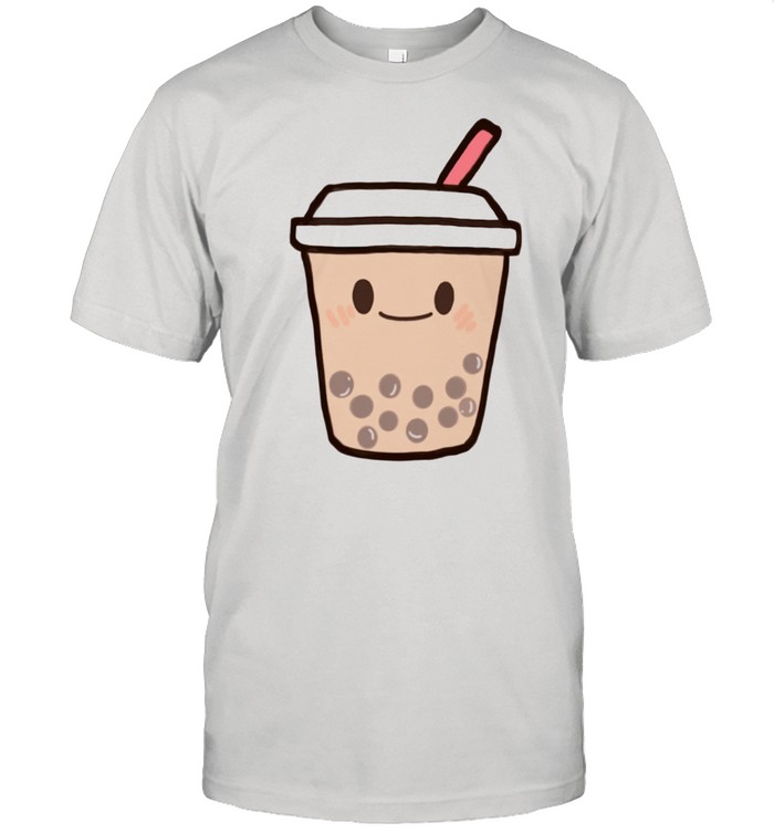 Cute Kawaii Boba Milk Tea Bubble Tapioca Pearls Tea shirt