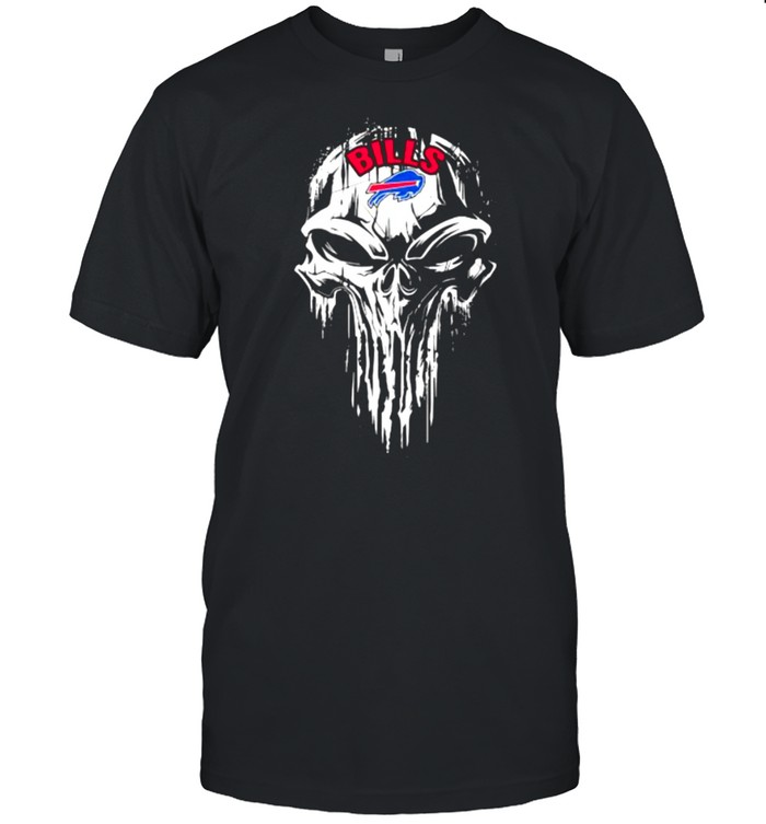 Punisher With Buffalo Bills Logo Shirt