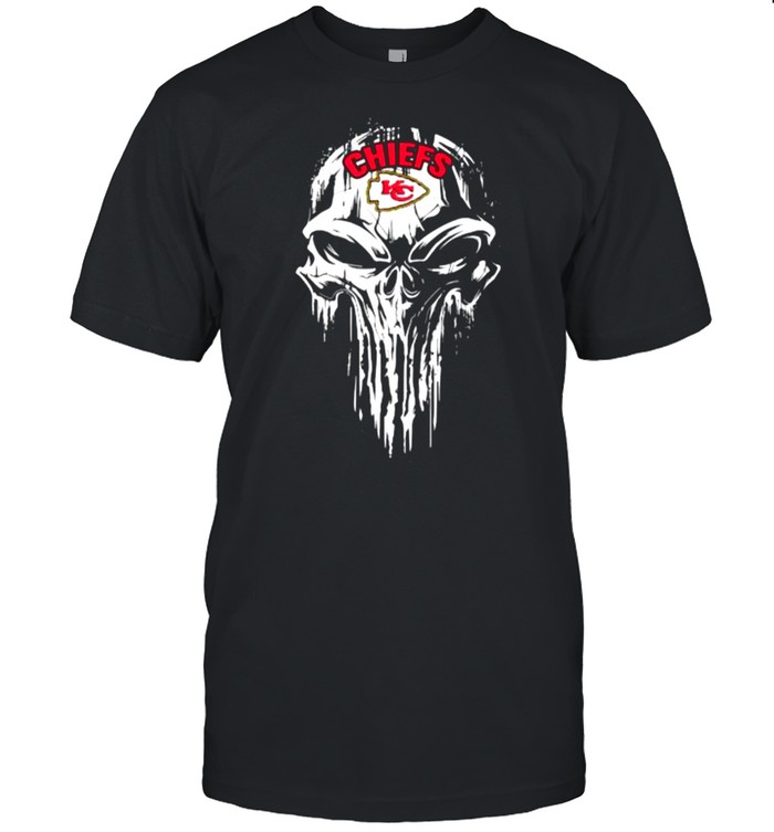 Punisher With Kansas City Chiefs Logo Shirt