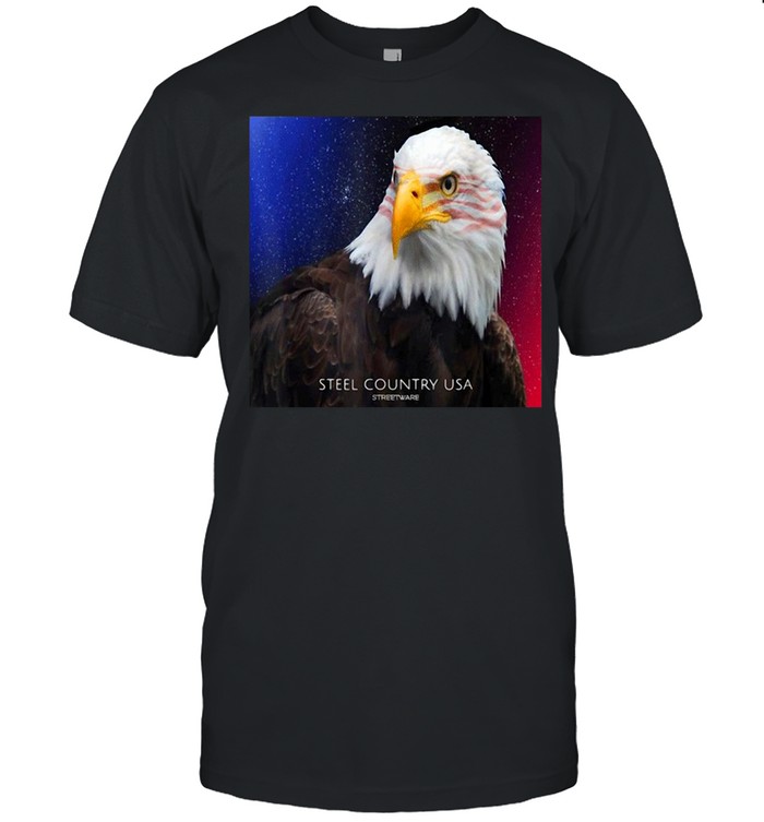 Steel Country USA Patriot Eagle  Classic Men's T-shirt