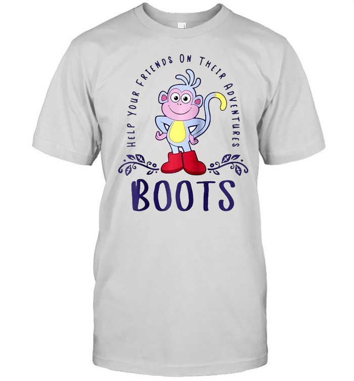 Dora The Explorer Boots Help Help Your Friends On Adventures T-shirt Classic Men's T-shirt