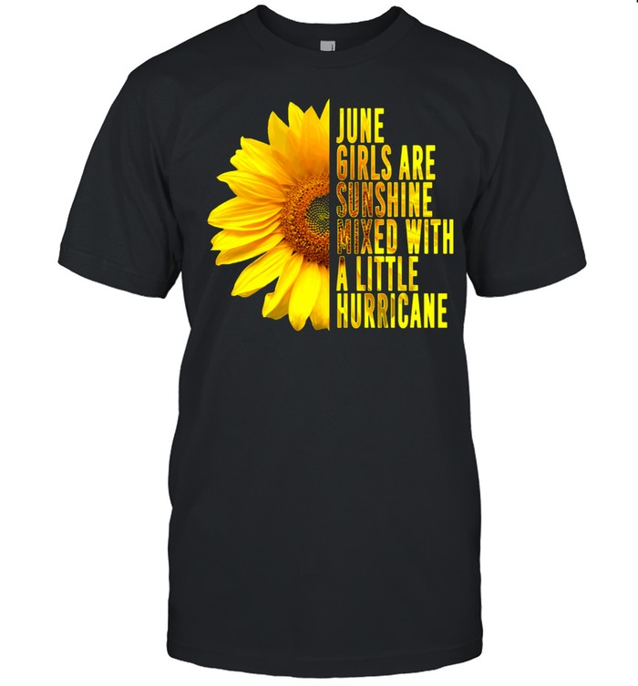 une GIRLS ARE SUNSHINE MIXED HURRICANE Sunflower shirt