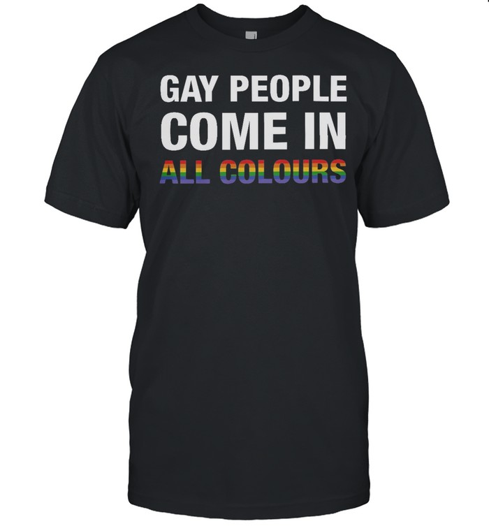 LGBT Gay people come in all colours shirt Classic Men's T-shirt