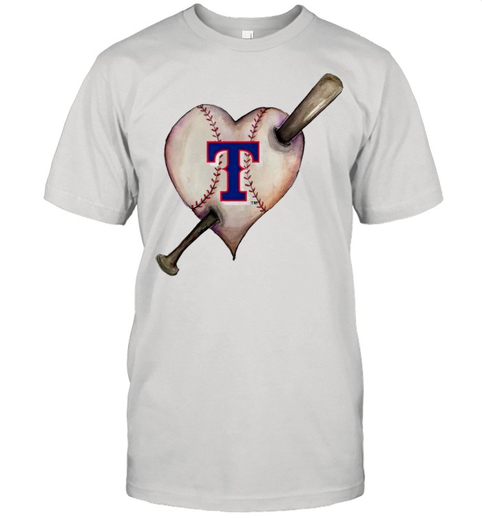 Texas Rangers Heart Bat shirt