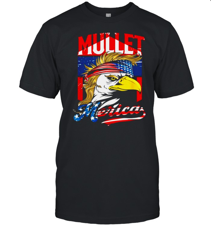 Mullet Merica Egale American Flag USA Patriotic T- Classic Men's T-shirt