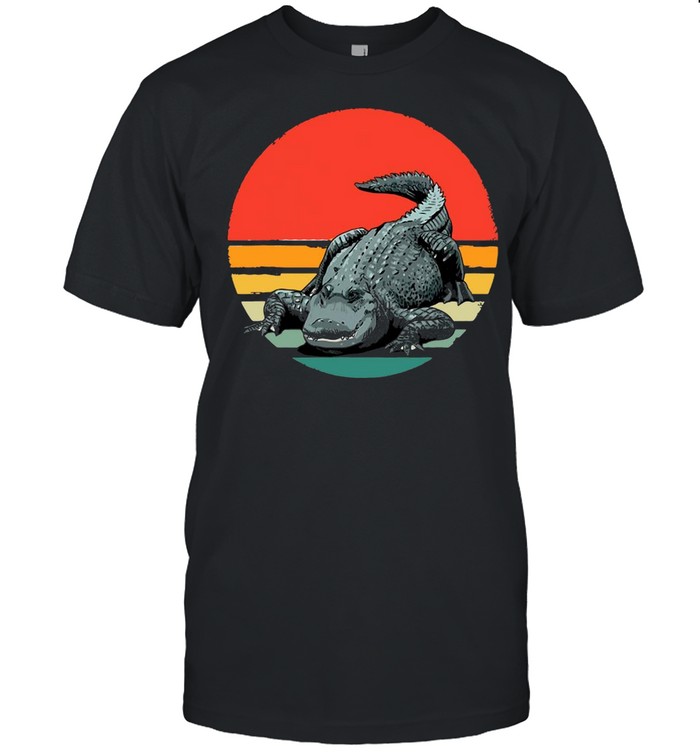 70S Crocodile Shirt Alligator Gift For Animal Lover Vintage T-shirt