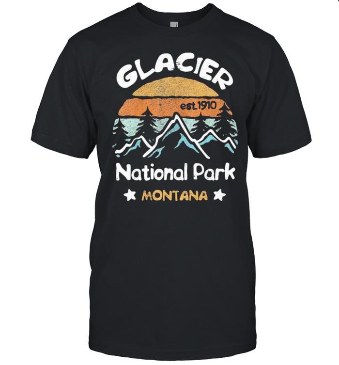 Glacier National Park Montana EST 1910 Vintage Shirt