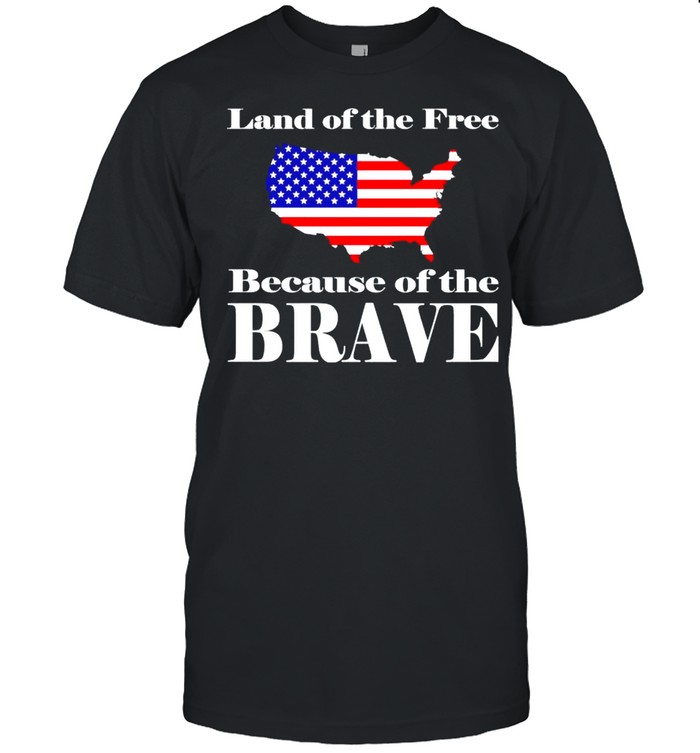 America land of the free because of the brave shirt Classic Men's T-shirt