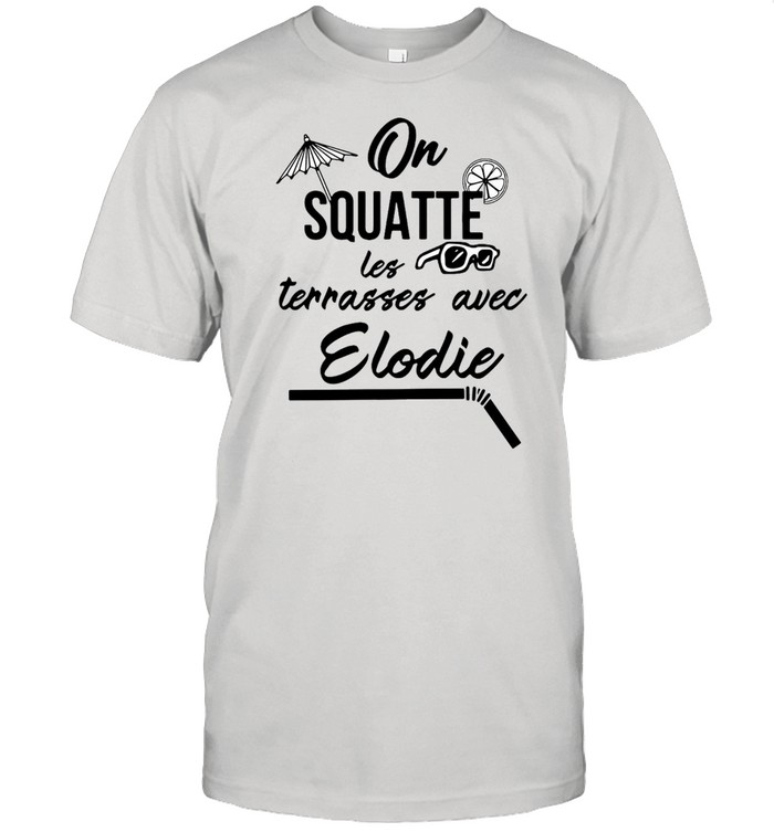 On Squatte Les Terrasses Avec Elodie T-shirt Classic Men's T-shirt