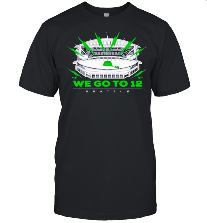 “We Go To 12” Seattle Seahawks shirt Classic Men's T-shirt