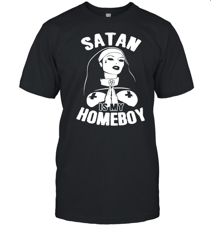 Satan is my homeboy shirt Classic Men's T-shirt