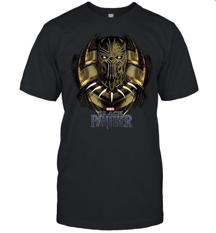 Marvel Black Panther Movie Killmonger Golden Jaguar T-shirt Classic Men's T-shirt