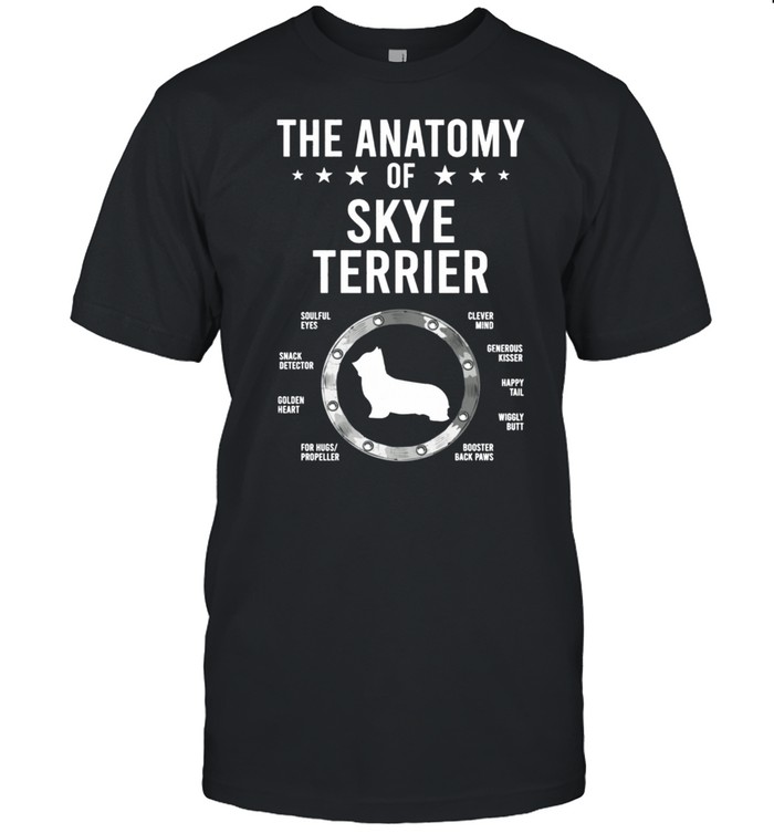 Anatomy of Skye Terrier Dog shirt Classic Men's T-shirt