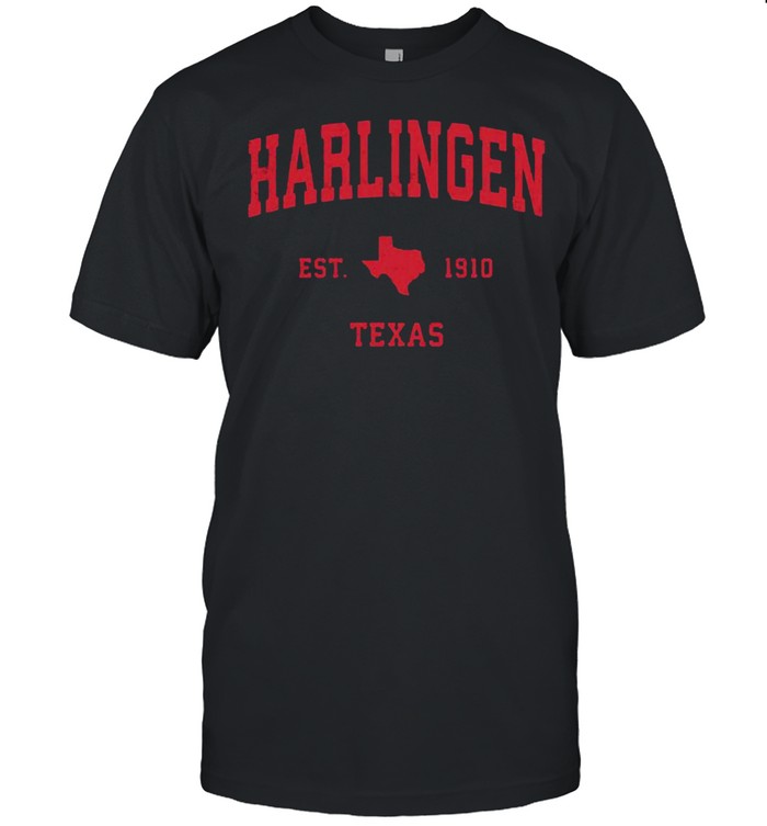 Harlingen Texas TX Est 1910 Vintage Sports T-Shirt