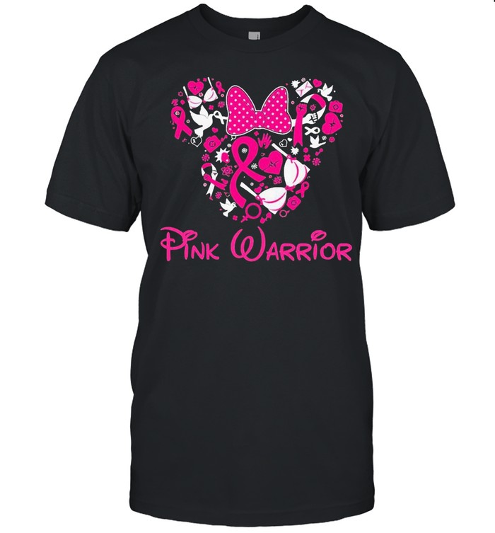 Mickey girl pink warrior shirt
