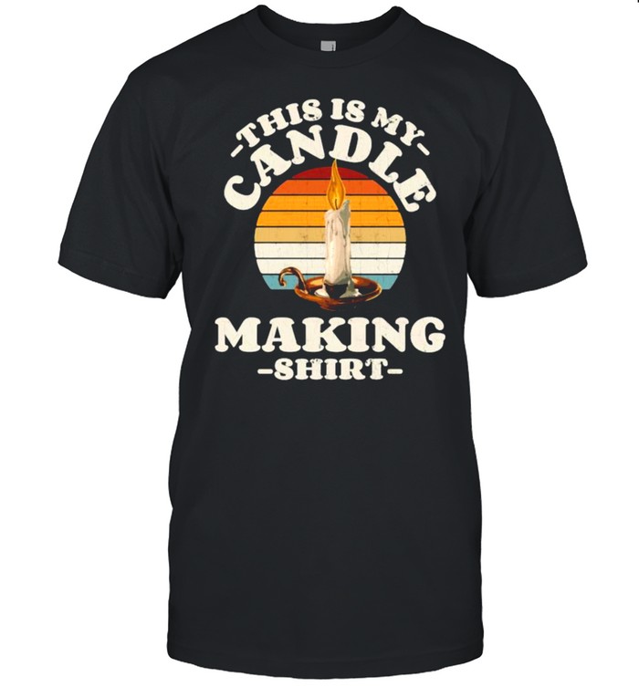 This Is My Candle Making Candlemaker Vintage T-Shirt