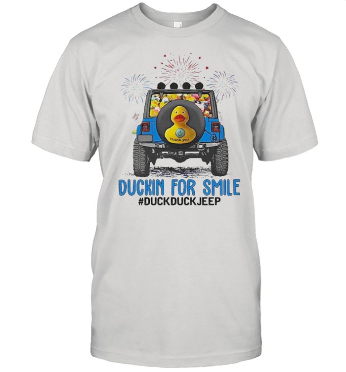Duckin For Smile Duck Cuck Jeep  Classic Men's T-shirt
