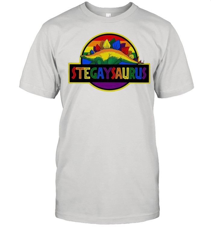 LGBT stegaysaurus shirt