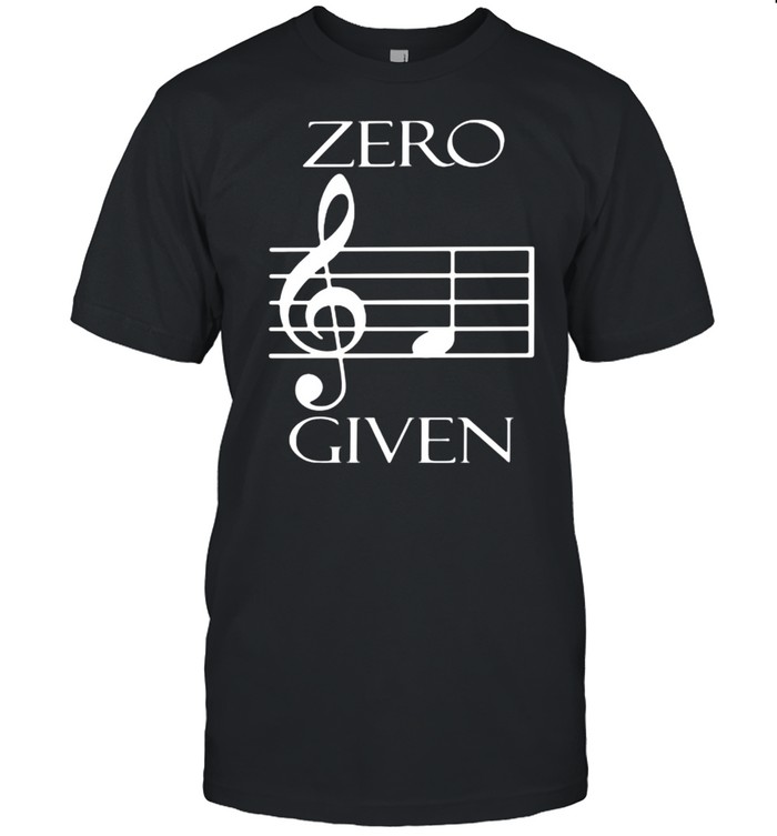 Zero F Given Music Shirt