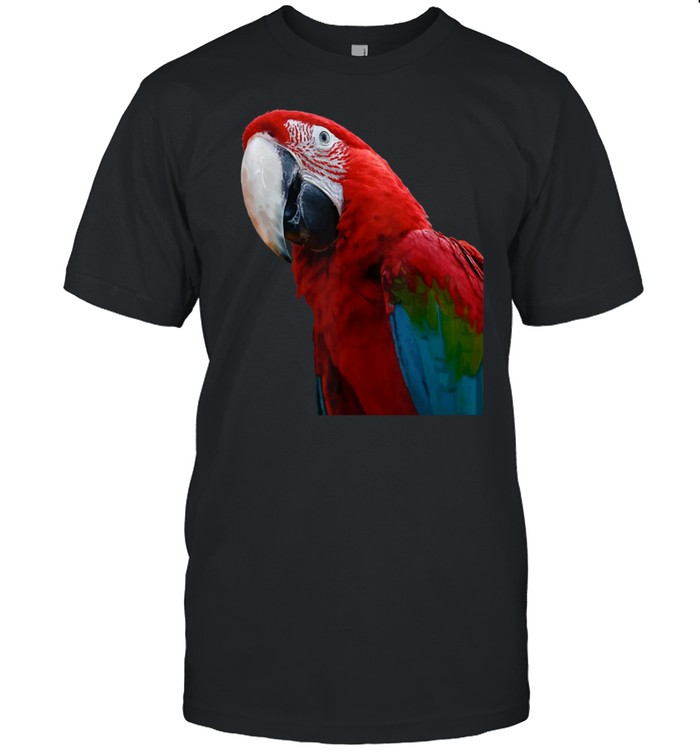 CloseUp Of A Green Winged Macaw Parrot shirt