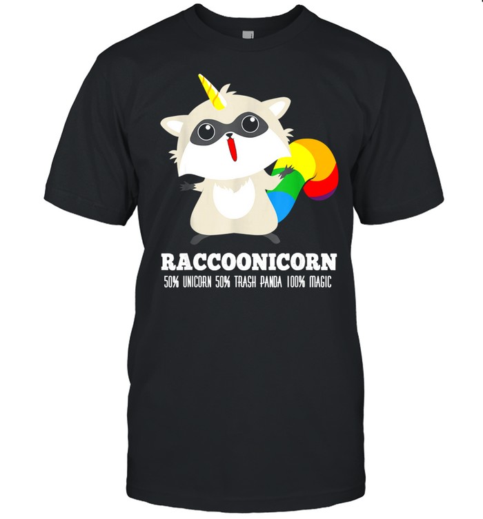 Racoonicorn Trash Panda Raccoon Unicorn shirt Classic Men's T-shirt