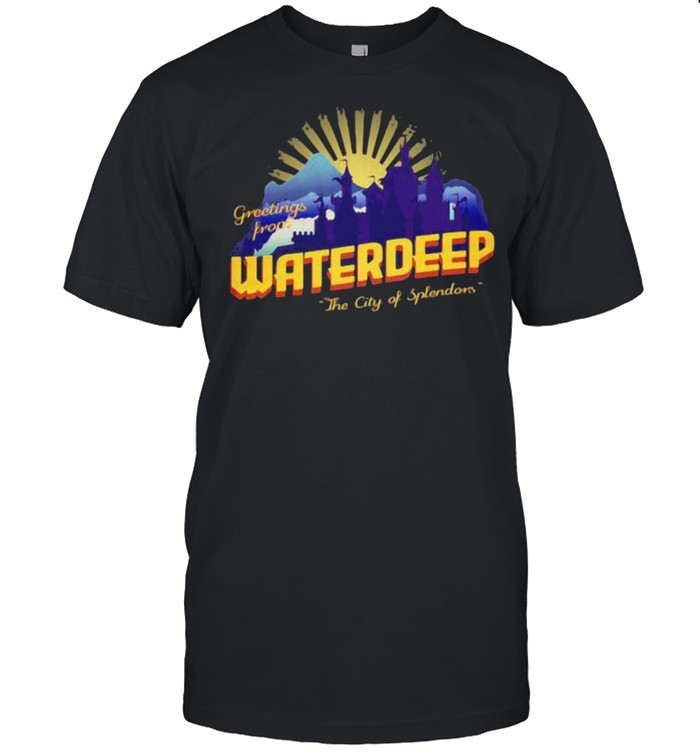 Waterdeep City Of Splendors Greetings Prone  Classic Men's T-shirt
