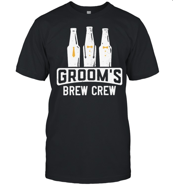 Grooms brew crew shirt