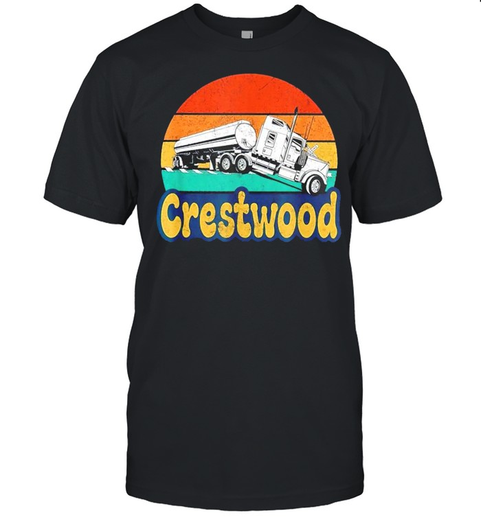 Crestwood Kentucky KY Tourism Semi Stuck on Railroad shirt Classic Men's T-shirt