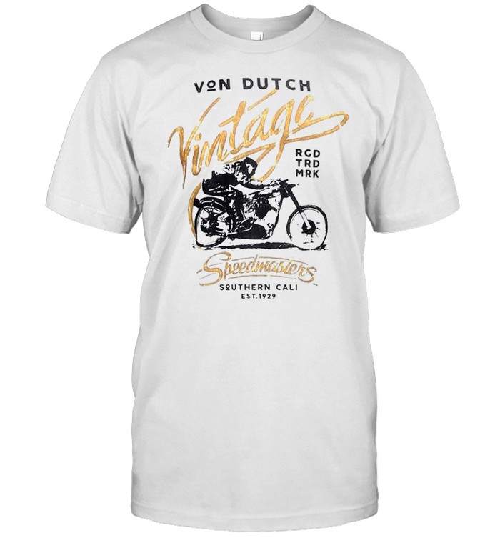 Von Dutch mens heritage motorcycle shirt