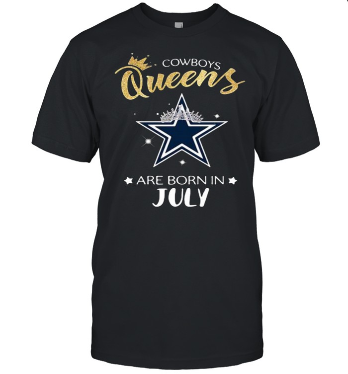Cowboy Queens Are Born In July  Classic Men's T-shirt