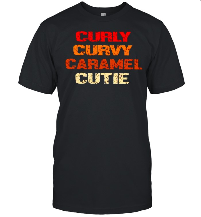 Curly curvy caramel cutie shirt Classic Men's T-shirt