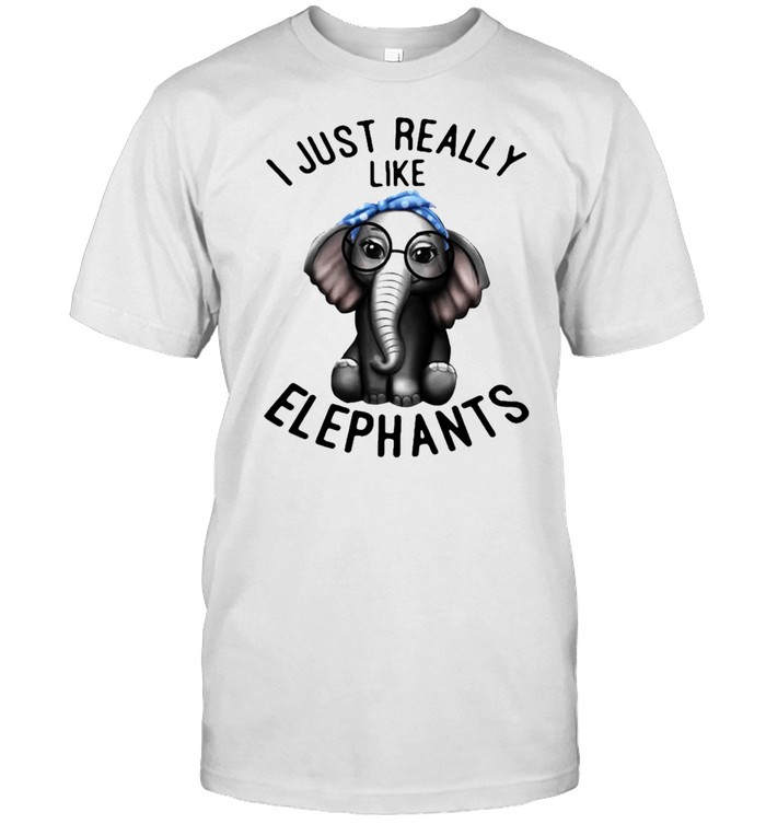 I just really like Elephant shirt Classic Men's T-shirt