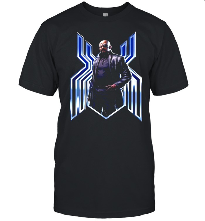 Marvel Spider-Man Far From Home Nick Fury Spider-Man T-shirt Classic Men's T-shirt