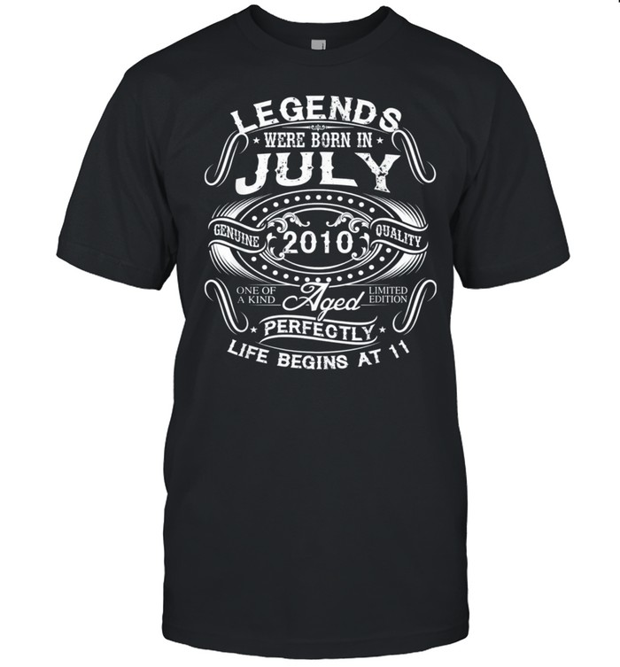 Legends Were Born In July 2010 11th Birthday shirt Classic Men's T-shirt