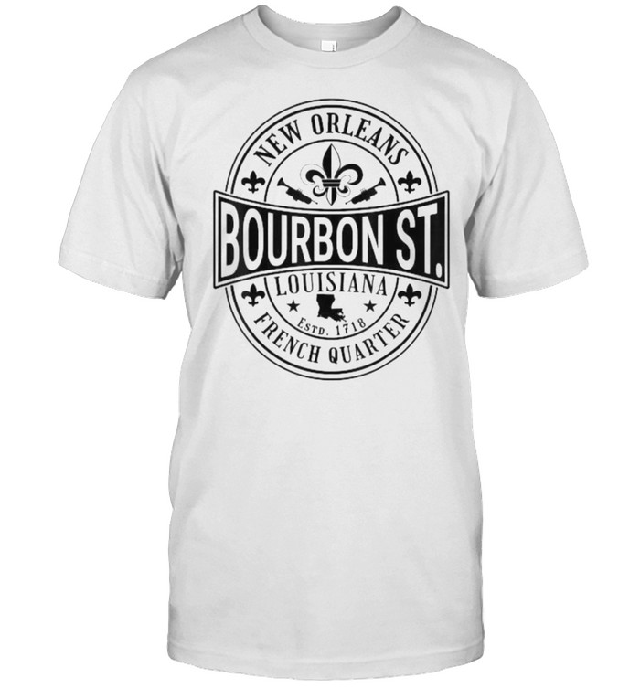 French Quarter Bourbon St New Orleans Souvenir T-Shirt