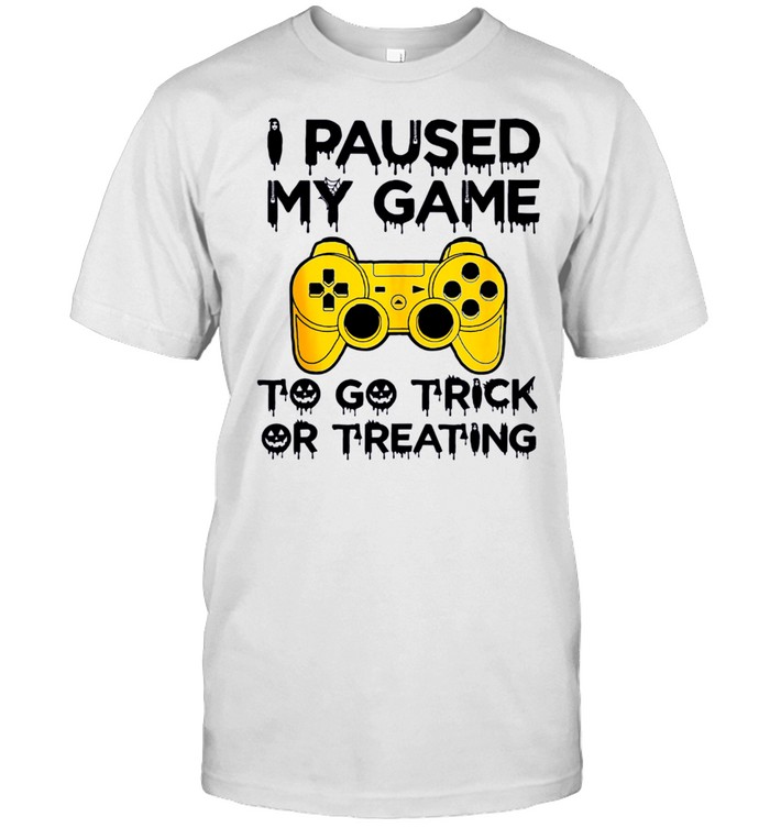 I Paused My Game To Go Trick Or Treating shirt Classic Men's T-shirt