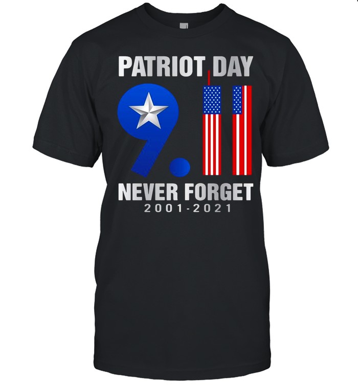 American Flag Patriot Day 9.11 Never Forget 2001 2021 T-shirt Classic Men's T-shirt