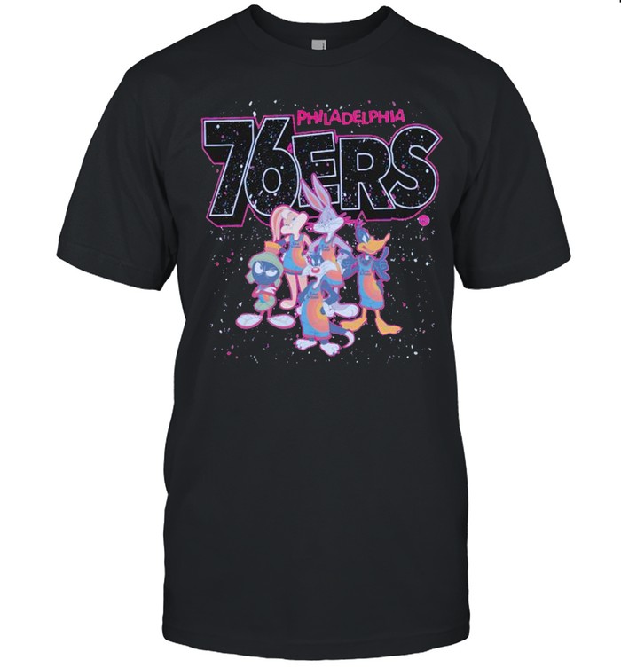 Philadelphia 76ers Space Jam 2 characters shirt