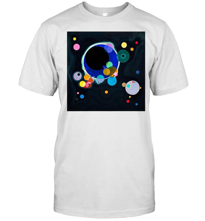 Several Circles Abstract Painting By Wassily Kandinsky T-shirt Classic Men's T-shirt