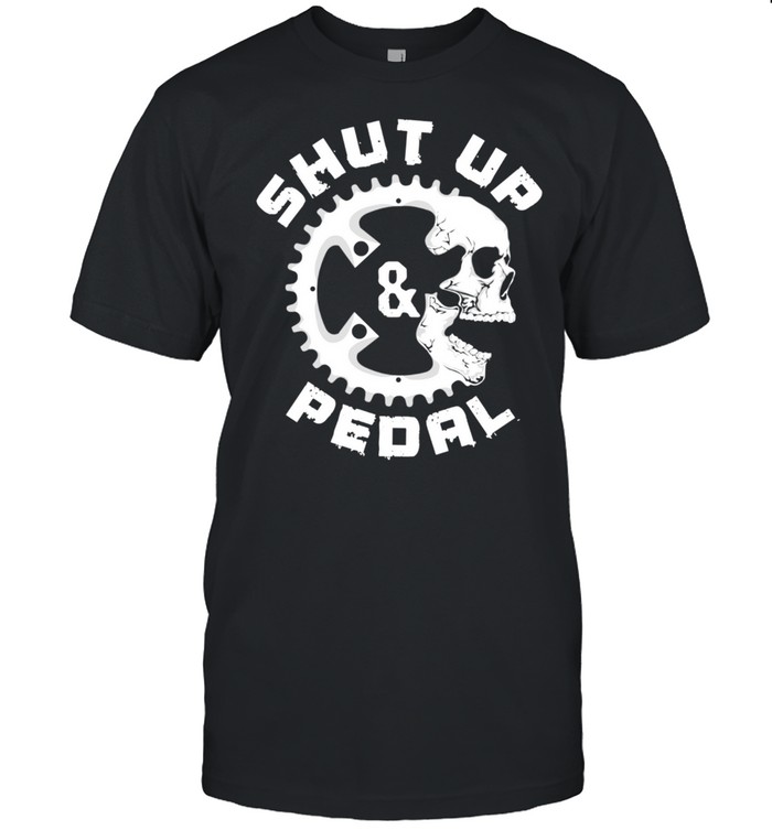 Bicycle Road Bike Mountain Bike MTB Jersey SHUT UP and PEDAL shirt Classic Men's T-shirt