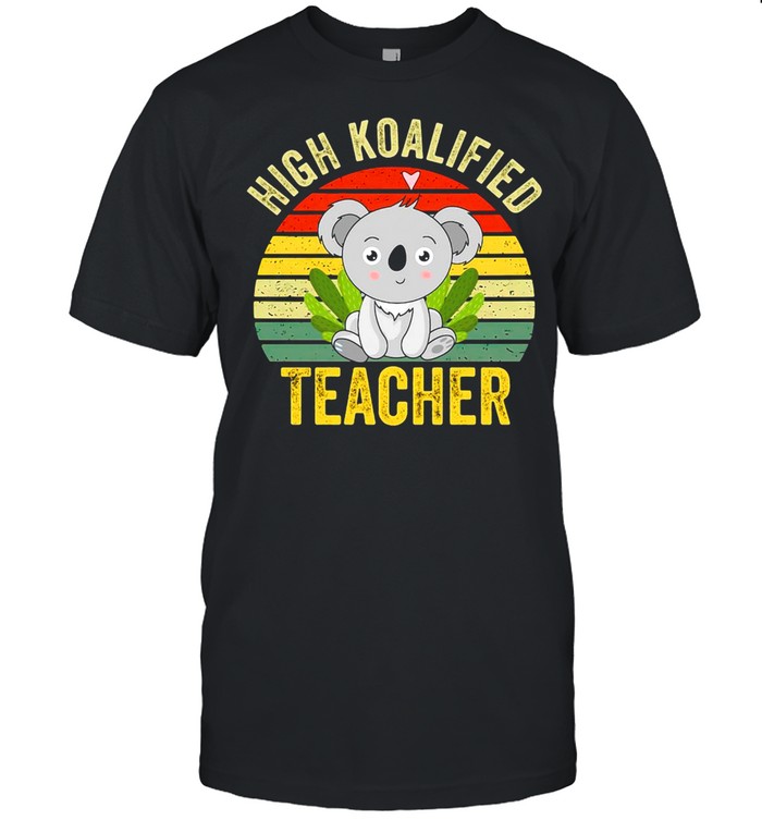 High Koalified Teacher Vintage T-shirt Classic Men's T-shirt