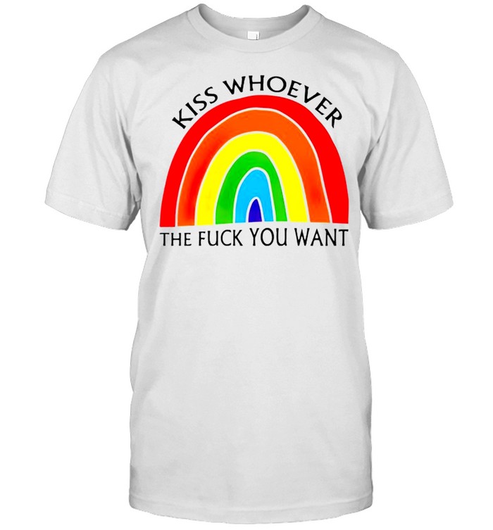 Kiss whoever the fuck you want 4th July shirt